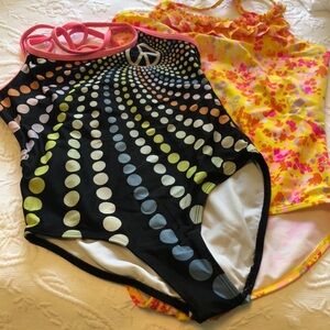 Colorful Kids One Piece Swimsuits